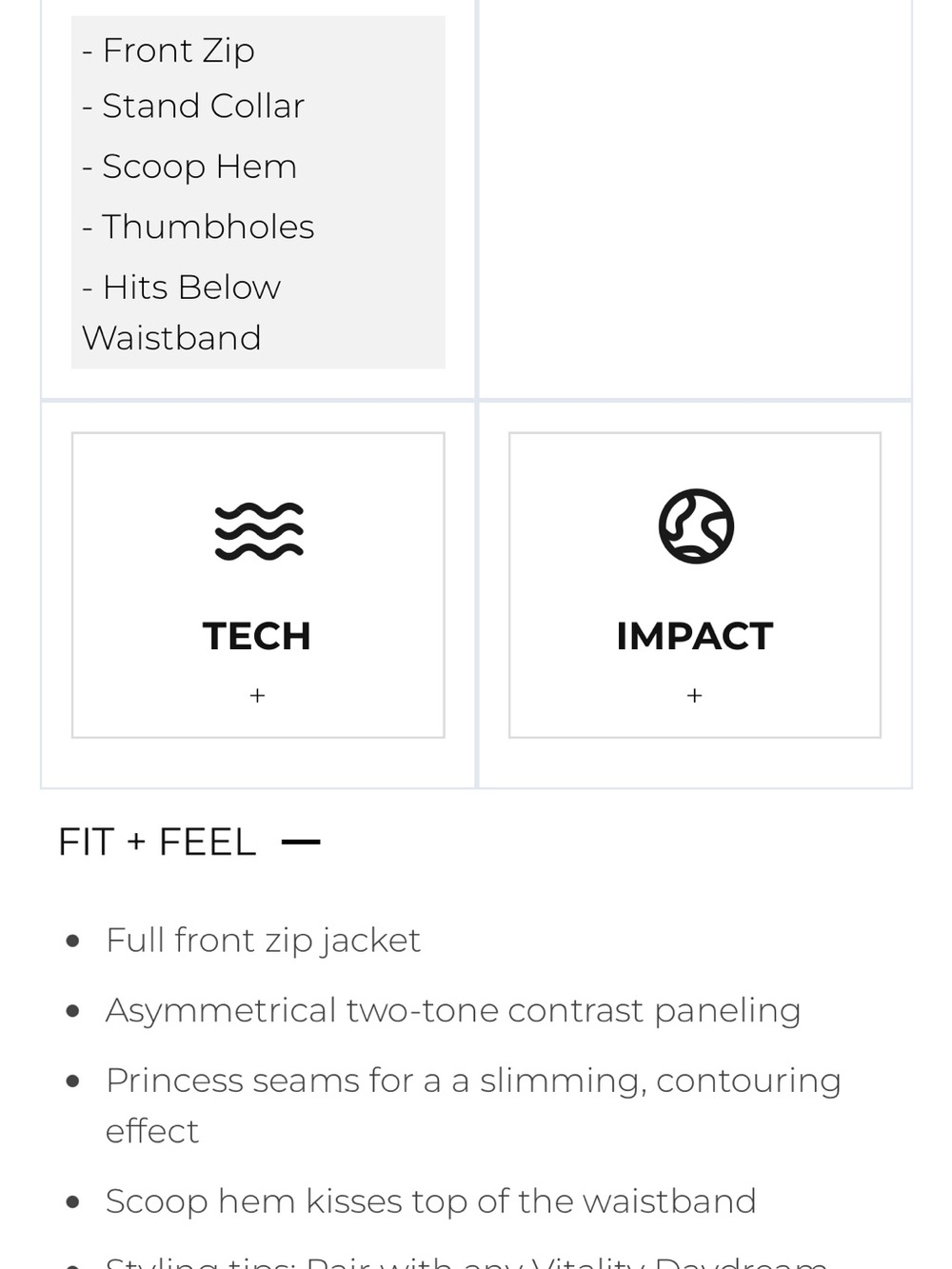 Vitality daydream panel jacket. Small - Picture 4 of 6